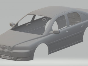 volvo s80 2004 printable body car Modèles 3D en vedette