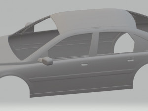 volvo s80 2004 printable body car Modèles 3D en vedette