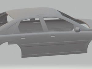 volvo s80 2004 printable body car Modèles 3D en vedette