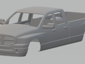ram 3500 printable body truck Modèles 3D en vedette