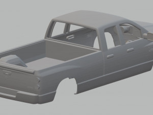 ram 3500 printable body truck Modèles 3D en vedette