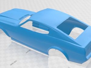 toyota celica 2000 gt 1973 printable body car 3D Druckmodell