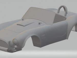 Shelby Cobra 427 Printable Car 3D 프린트 모델
