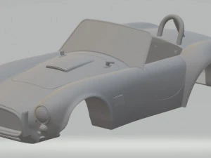 Shelby Cobra 427 Printable Car 3D Print Model