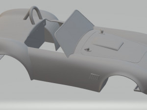 Shelby Cobra 427 Printable Car 3D 프린트 모델