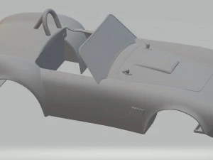 Shelby Cobra 427 Printable Car 3D Print Model