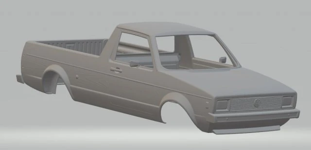 volkswagen golf caddy printable body car 3D Print Model .c4d .max .obj .3ds .fbx .stl .blend