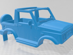 suzuki samurai convertible printable car Modelo de Impressão 3D