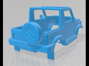 suzuki samurai convertible printable car Modelo de Impressão 3D