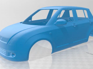 Suzuki Swift printbare carrosserieauto 3D printmodel