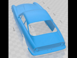 Ferrari 250 GT Berlinetta Lusso 1962 Printable Body Car 3D प्रिंट मॉडल