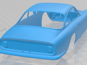 Ferrari 250 GT Berlinetta Lusso 1962 Printable Body Car 3D प्रिंट मॉडल