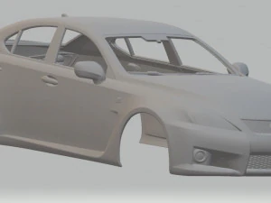 lexus isf printable body car 3D Print Model