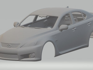lexus isf printable body car Model do druku 3D