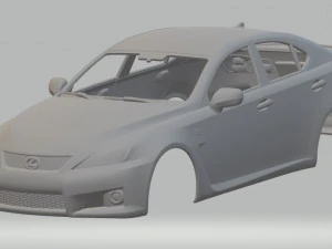 lexus isf printable body car 3D Print Model