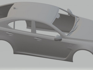 lexus isf printable body car Model do druku 3D