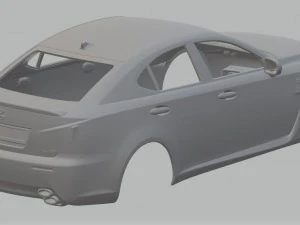 lexus isf printable body car 3D Print Model