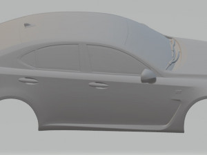 lexus isf printable body car Model do druku 3D