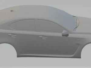 lexus isf printable body car 3D Print Model