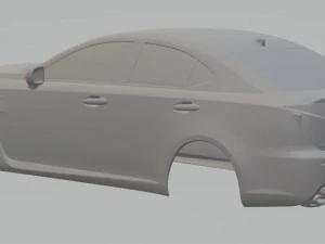 lexus isf printable body car 3D Print Model