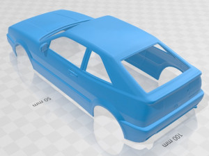 volkswagen corrado g60 1988 printable body car 3D-Druckmodell