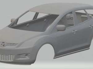 mazda cx-7 crossover carrocer&iacute;a imprimible coche Modelo de impresión 3D