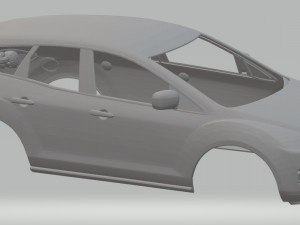 mazda cx-7 crossover printable body car Modello di stampa 3D