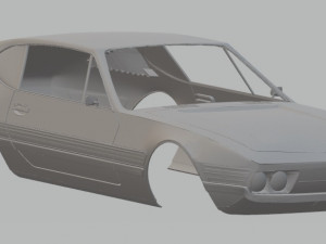 volkswagen sp2 printable body car Modelo de impresión 3D