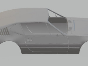 volkswagen sp2 printable body car 3D प्रिंट मॉडल