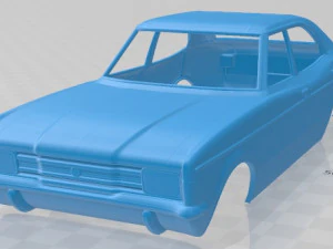 cortina sedan mk3 1970 carroceria imprim&iacute;vel Modelo de Impressão 3D