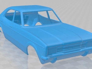 cortina sedan mk3 1970 printable body car Modello di stampa 3D