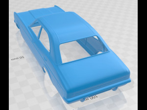 cortina sedan mk3 1970 printable body car Modello di stampa 3D