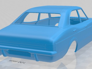 cortina sedan mk3 1970 printable body car Modello di stampa 3D