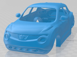 Nissan Juke 2011 Printable Body Car Modelo de impresión 3D