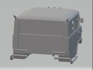 gaz 66 printable truck 3D Принт Модель