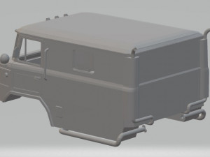 gaz 66 printable truck 3D Принт Модель