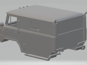 gaz 66 printable truck 3D Print Model