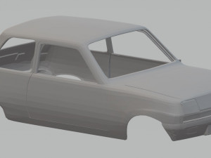 renault 5 printable body car 3D 프린트 모델
