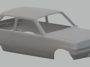 renault 5 printable body car 3D Print Model