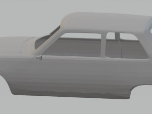 renault 5 printable body car 3Dプリントモデル