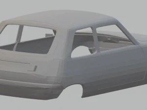renault 5 printable body car 3D Print Model