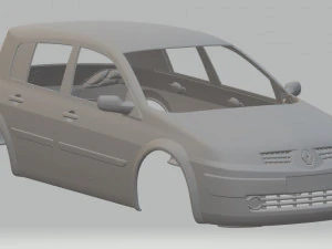 renault megane printable body car 3D Print Model