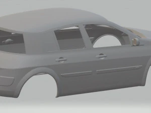 renault megane printable body car 3D Print Model