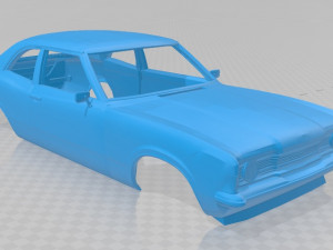 cortina mk3 coupe printable body car Modello di stampa 3D