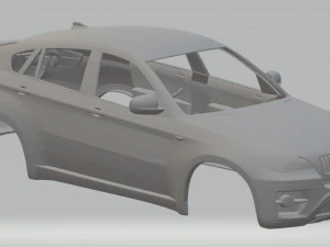 coche de carrocer&iacute;a imprimible x6 e71 Modelo de impresión 3D