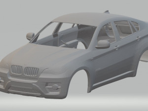 x6 e71 printable body car 3D प्रिंट मॉडल