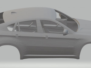 x6 e71 printable body car 3D प्रिंट मॉडल