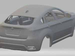 x6 e71 printable body car 3D प्रिंट मॉडल