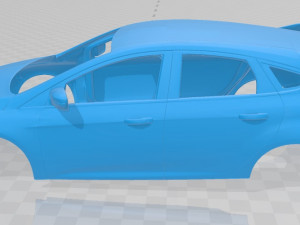 focus rs printable body car 3D Принт Модель