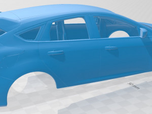 focus rs printable body car 3D Принт Модель